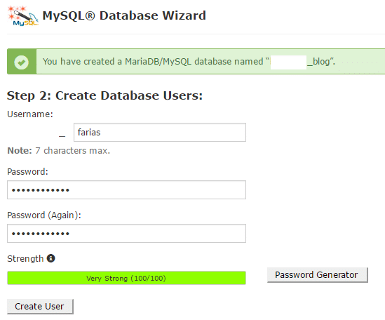 MySQL Database Wizard-2